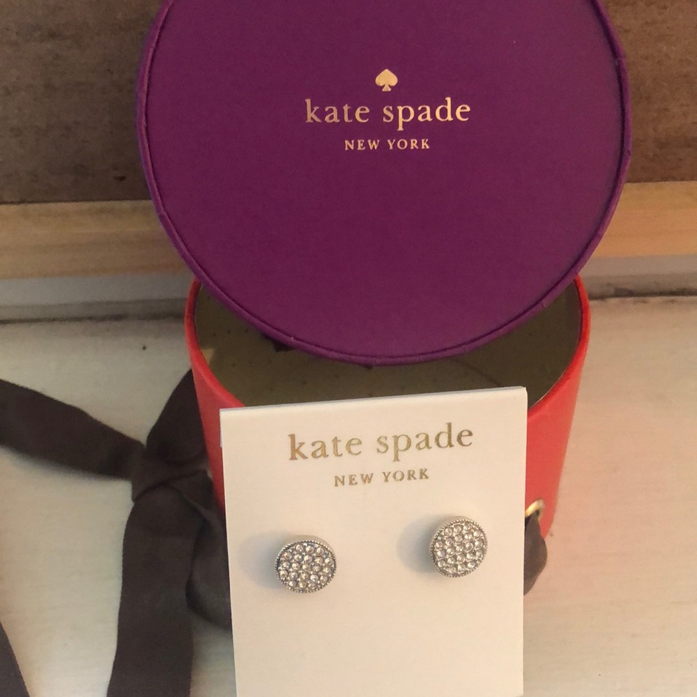 Kate Spade 14K Filled Crystal Earrings